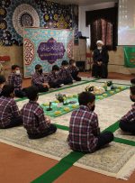 برپایی سفره حضرت رقیه(س) با حضور دانش آموزان مدرسه التلاوه